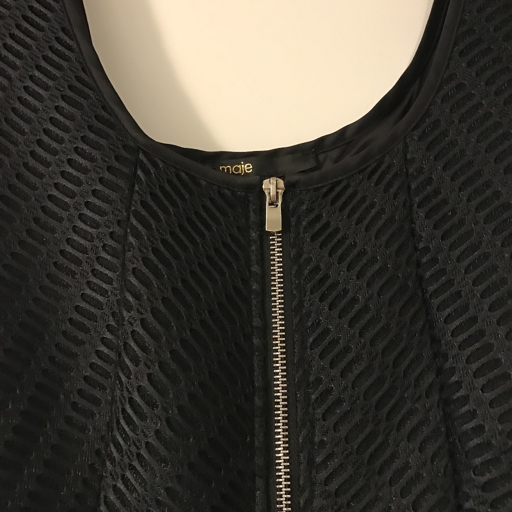 Maje black dress size S T1 - Picture 7 of 8